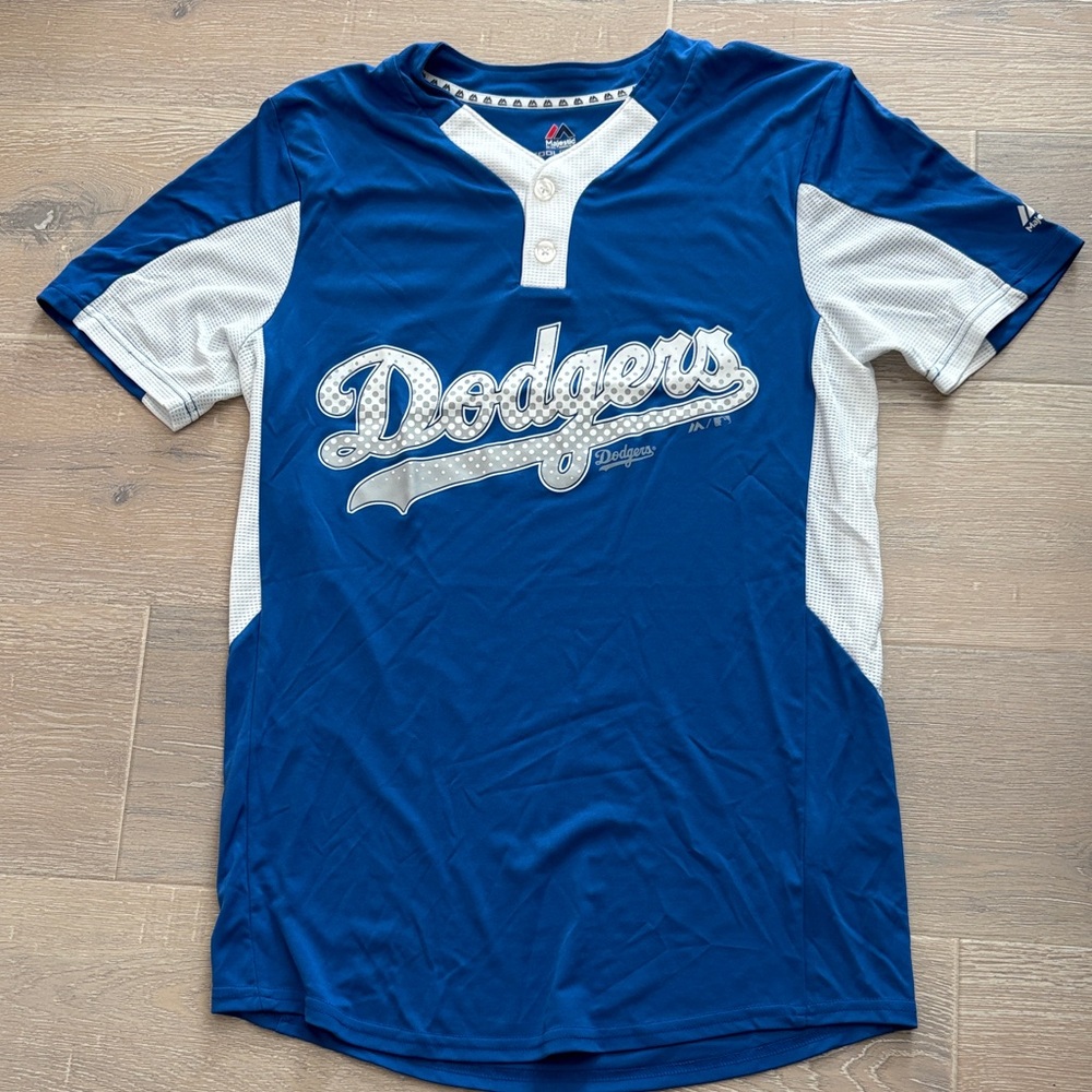 Dodgers Blue and White Jersey